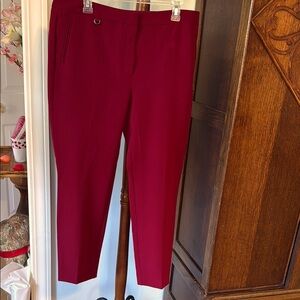 Women’s Wine Red Pants by Adrianna Papell Size 14